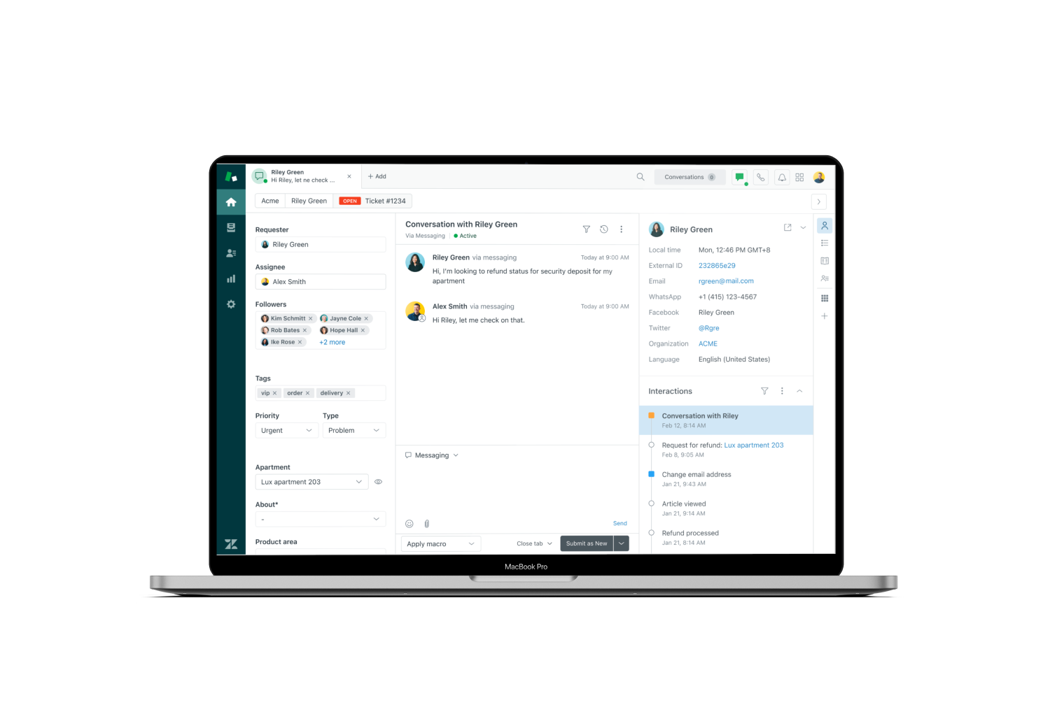 Zendesk Dashboard